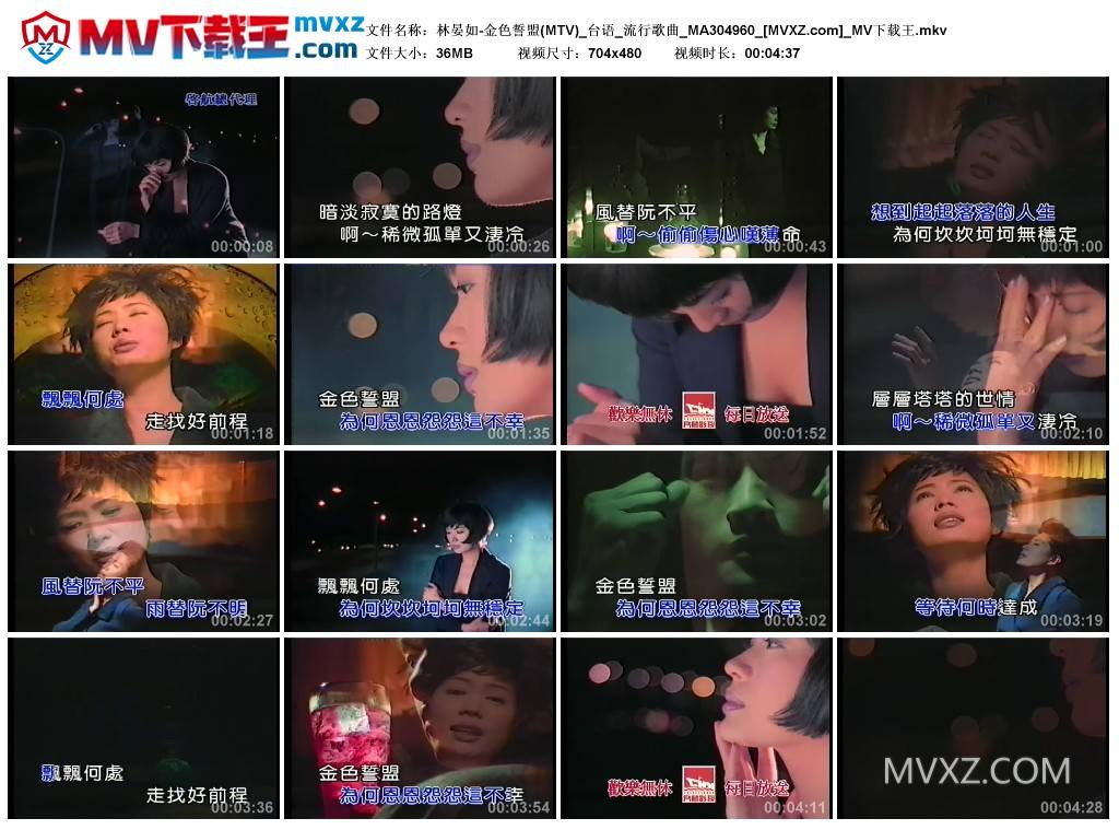 林晏如-金色誓盟(MTV)_台语_流行歌曲_MA304960